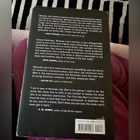 The First Bad Man, novel by artist, writer, director, Miranda July Hard cover - Picture 2 of 4